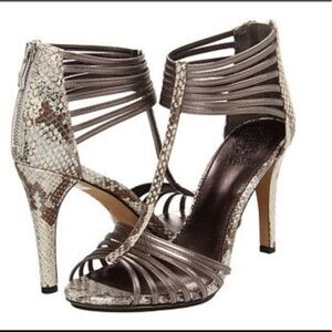 Vince Camino Sarea Goddess Snakeskin Leather